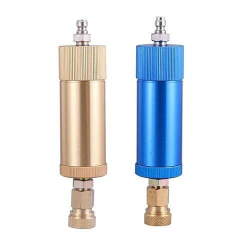 PCP air Compressor Oil-Water Separator Filter high Pressure air Pump Simple Oil-Water Separator Pressure Submersible Separator(Blue) in Kuwait