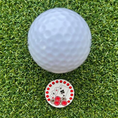 علامة كرة الجولف Giggle Golf Bling 4 Aces مع قلادة جولف للنساء in Kuwait