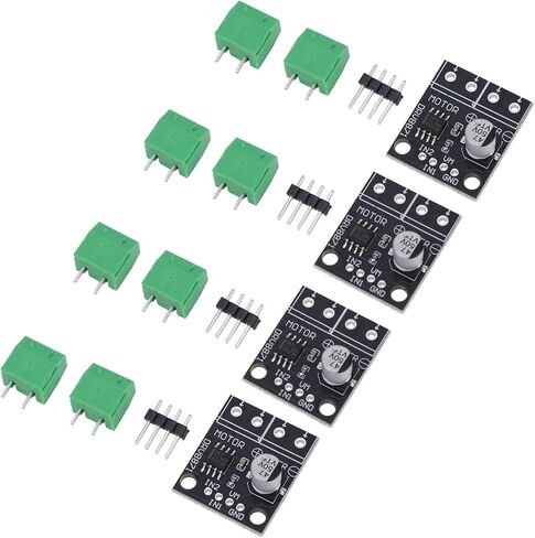 4 مجموعات من مشغل المحرك DRV8871، وحدة تشغيل محرك DC على شكل جسر H مع تحكم PWM تيار الذروة 3.6 أمبير والجهد الكهربي 6.5-45 فولت لمشاريع الروبوتات التي تصنعها بنفسك in Kuwait