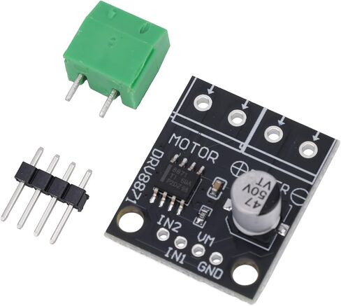 4 مجموعات من مشغل المحرك DRV8871، وحدة تشغيل محرك DC على شكل جسر H مع تحكم PWM تيار الذروة 3.6 أمبير والجهد الكهربي 6.5-45 فولت لمشاريع الروبوتات التي تصنعها بنفسك in Kuwait