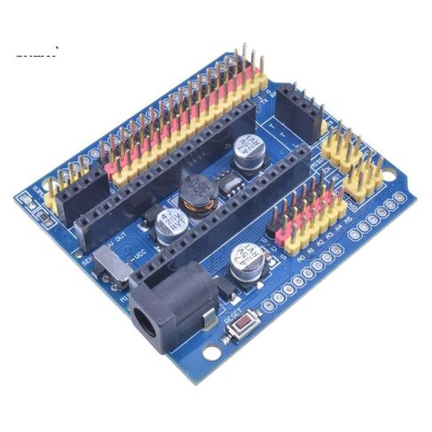 Nano V3.0 I/O IO 5.5x2.1mm Interface Micro Plus Expansion Board Micro Sensor Shield 5V for Arduino R3 Leonardo Module in Kuwait