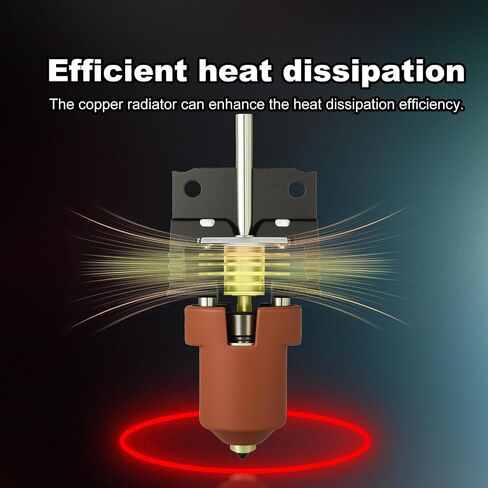 مجموعة ترقية Hotend لـ K1 SE/K1C/K1/K1 Max، كتلة تسخين سيراميك مع طرف مشبك، فوهة يونيكورن سريعة التبديل، طباعة عالية السرعة 600 مم/ثانية in Kuwait