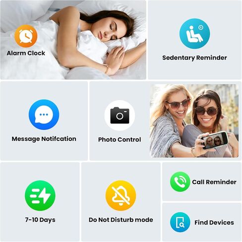 Mingtawn Women's Smart Bracelet with 2 Bands, Health Fitness Tracker, 24/7 Heart Rate/Blood Oxygen/HRV/Sleep Monitor, Fashion Ruby Wristband with Message/Call Reminder Free Subscription (Rose Gold) in Kuwait