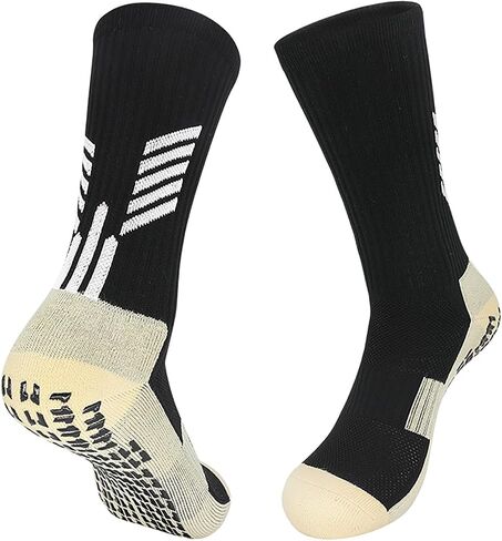 Men's Football Socks, Non-Slip Mid-Tube Sweat-Absorbing Sports Socks in Kuwait