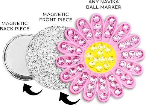 دبوس NAVIKA المغناطيسي يمكن تثبيته في أي مكان لأي قلم تحديد كروي - قلم التحديد الكروي غير متضمن in Kuwait
