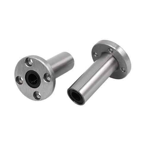 Small Sealed Steel Ball Bearing 4PCS 8mm LMF8LUU Long Type Round Flange Coupling Linear Motion Bearing CNC Parts Slide in Kuwait