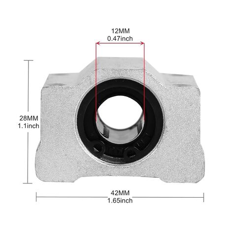 Small Sealed Steel Ball Bearing 4Pcs/Lot SCS12UU Linear Motion Ball Bearing Slide Unit Bushing(12mm Inner Dia.) for CNC Machine Sliding 3D Printer Part in Kuwait