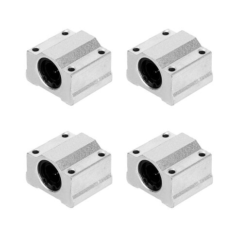 Small Sealed Steel Ball Bearing 4Pcs/Lot SCS12UU Linear Motion Ball Bearing Slide Unit Bushing(12mm Inner Dia.) for CNC Machine Sliding 3D Printer Part in Kuwait