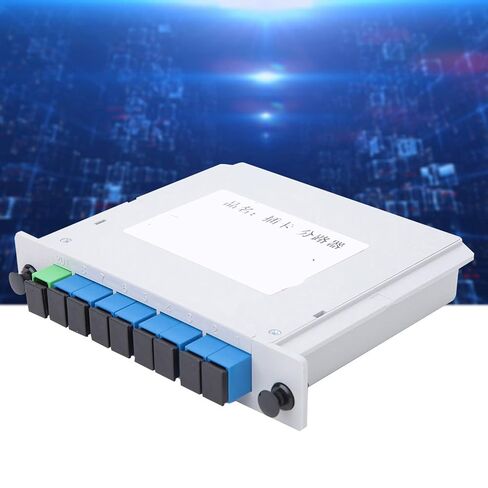 Fiber Optic Splitter 1x8 PLC, Optical Communication Electrical Supplies - Low Insertion Loss, Compact Design, Ideal for and CATV Networks in Kuwait