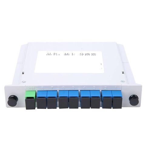 Fiber Optic Splitter 1x8 PLC, Optical Communication Electrical Supplies - Low Insertion Loss, Compact Design, Ideal for and CATV Networks in Kuwait