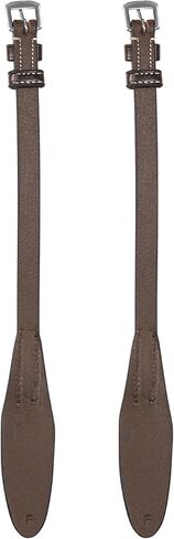 Exion Leather Horse Bridle Cheek Pieces with Quick Change Snap – 1/2 inch 13mm English Cheekpieces Replacement Parts for Bridles– Stainless Steel Snaps Tack Set, Pony Cob Full Warmblood in Kuwait