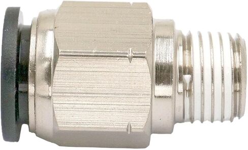 5 قطعة أنبوب مناسب O.D 1/2 "Pushfit-1/4" NPT ذكر مستقيم هوائي هوائي in Kuwait