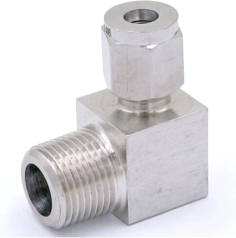 أنبوب مناسب O/D 6mm -3/8 "BSPT الكوع 304 الفولاذ المقاوم للصدأ الطويق تركيب ضغط الهواء الهوائي in Kuwait