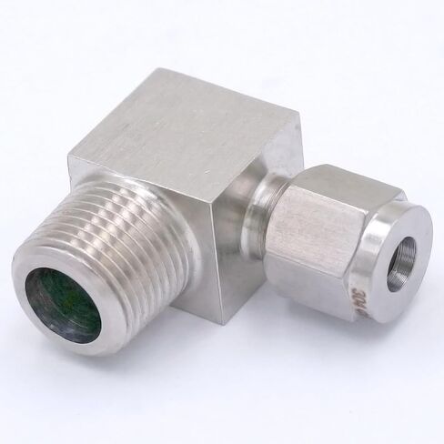 أنبوب مناسب O/D 6mm -3/8 "BSPT الكوع 304 الفولاذ المقاوم للصدأ الطويق تركيب ضغط الهواء الهوائي in Kuwait