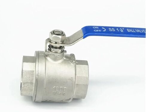 DN40 1-1/2" BSP Female Full Port 304 Stainless Steel 2-Piece Type Ball Valve Water Gas Oil in Saudi Arabia