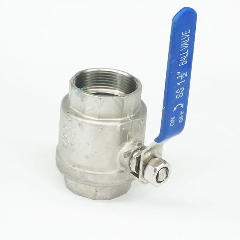 DN40 1-1/2" BSP Female Full Port 304 Stainless Steel 2-Piece Type Ball Valve Water Gas Oil in Saudi Arabia