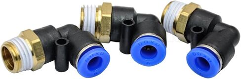 30 Pcs of PL6-02, 6mm Push In One Touch Connector 1/4" Thread Pneumatic Quick Fittings in Saudi Arabia