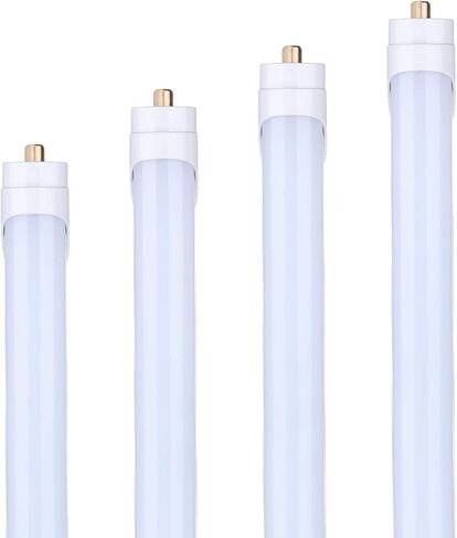 TRLIFE 8FT LED Tube Light 45W, T8 8 Foot LED Bulbs 5000K Daylight White with FA8 Base, Replacement for Fluorescent Fixtures, 8FT Tube Lights Frosted Cover for Warehouse Workshop Shop Garage(4 Pack) in Kuwait