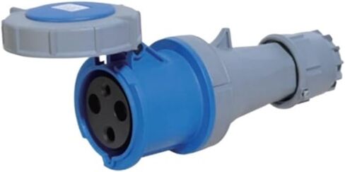 Industrial Plug Male and Female Waterproof Socket Connector 63A125A Three Proof Appliance Reverse 3-core 5-core(3-core63aconnector(2332)) in Kuwait
