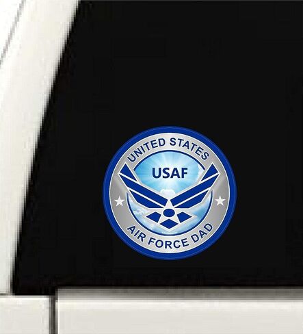 ملصق ProSticker 433V (واحد) من سلاح الجو الأمريكي للأب USAF (4 بوصات) in Kuwait