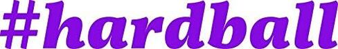 Magnet #Hardball Car Magnetic Vinyl Bumper Sticker 5'' x 4'' in Kuwait