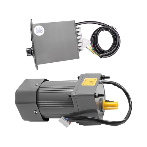 Gear Reducer Motor with Speed Controller, 60W 110V 10K High Torque Variable Speed Electric Motor with Built-in Gear Reduction Mechanism 135 RPM for Industry, Robotics, Automotive in Kuwait