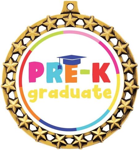 2.5" Galaxy Star Kids Graduation Medals, Pre-K Graduate Gift, Great Graduating Awards in Kuwait