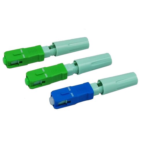 SC SM Single-Mode Optical Connector FTTH Tool Cold Connector Tool SC UPC Fiber Optic Fast Connector(APC 100PCS J) in Saudi Arabia