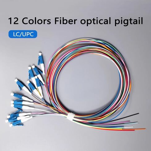 12 Core LC/UPC Pigtail 0.9mm Single-Mode Fiber Jumper(LC-UPC Tail Fiber 1M) in Saudi Arabia