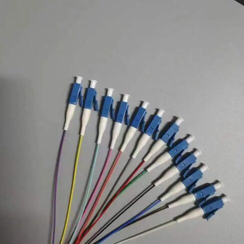 12 Core LC/UPC Pigtail 0.9mm Single-Mode Fiber Jumper(LC-UPC Tail Fiber 1M) in Saudi Arabia