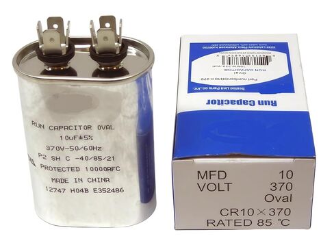 CR10X370 متوافق مع محرك مروحة بيضاوية HVAC لتكييف الهواء Supco، مكثف تشغيل 10 MFD 370 فولت in Kuwait