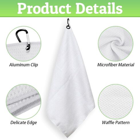 Custom Dog Portrait Golf Towel with Name, 16x24 Inch Personalized Pet Photo Picture Towel with Clip for Dog & Cat Lovers, Bulk 1-100 Pcs, Funny Golf Gift Accessory for Birthday Retirement Christmas in Kuwait