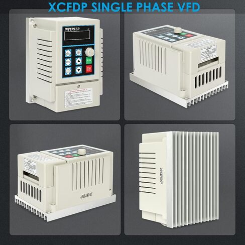 VFD العاكس 0.75 كيلو واط 1 حصان 5 أمبير تيار متردد 220 فولت محرك التردد المتغير | مرحلة واحدة إلى 3 مراحل، محول التردد، للتحكم في سرعة محرك المغزل in Kuwait