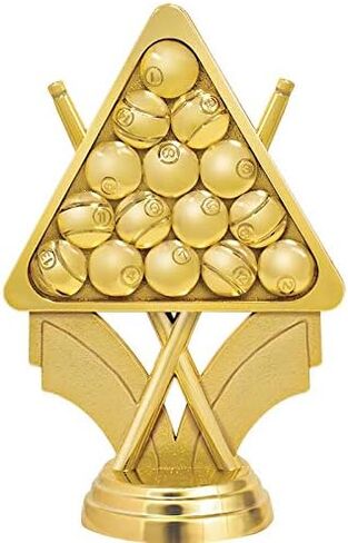 كأس البلياردو من Crown Awards، وجوائز البلياردو الذهبية مقاس 14 بوصة مع تخصيص مجاني in Kuwait