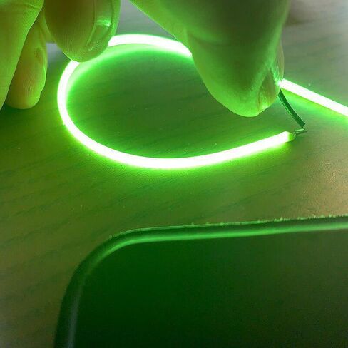 4PCS Led Soft Silament 3V 1900-2100K Length 38MM/130MM/300MM Spiral Bulb Filament Edison Bulb Filament Diode Flexible Filament(4Pcs/11.81in-Green) in Kuwait