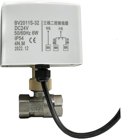 DN15 DN20 DN25 304 Stainless Steel Ball Valve Three Wires One Control Motorized AC220V 1Pcs(1/2",24VDC_CR02) in Kuwait