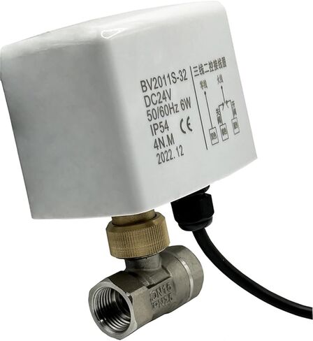 DN15 DN20 DN25 304 Stainless Steel Ball Valve Three Wires One Control Motorized AC220V 1Pcs(1/2",24VDC_CR02) in Kuwait