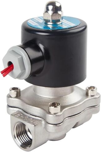 Stainless Steel Electric Solenoid Valve 1/4 3/8 1/2 3/4 1 Inch Normally Closed Pneumatic 12V/24V/220V/110V 1Pcs(DN50) in Kuwait