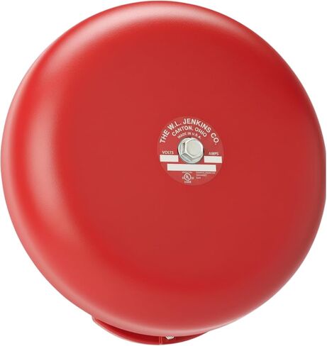 Supering Bell Vibrating Bell, Gray or Red, 12V DC, Indoor 4.25 to 10 Inches (Gray, 6") in Kuwait