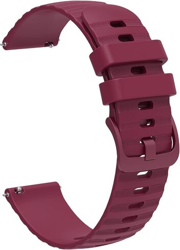 FanTEK Compatible with 18mm 20mm 22mm Watch Bands Quick Release Replacement Wristband, Silicone Sport Bands for Men Women in Saudi Arabia