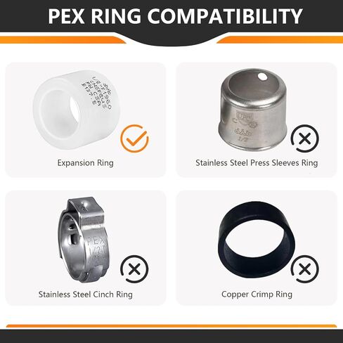 10PC HeSun 3/4" PEX-A Expansion x 3/4" Female NPT Adapter Fitting | Brass PEX-A Female Thread Adapter Coupling, ASTM F1960(PEX1960178-10) in Kuwait