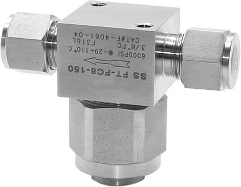 Stainless Steel T-Shaped Card Sleeve Filter Valve 1/4 inch 316L Gas Filter(OD1 2) in Kuwait