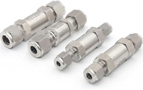 1/8" 1/4" 3/8" 1/2" 3 6 8 10 12 14-32mm Compression Tube Uion 304 High Pressure Stainless Steel Filter Valve(12mm) in Kuwait