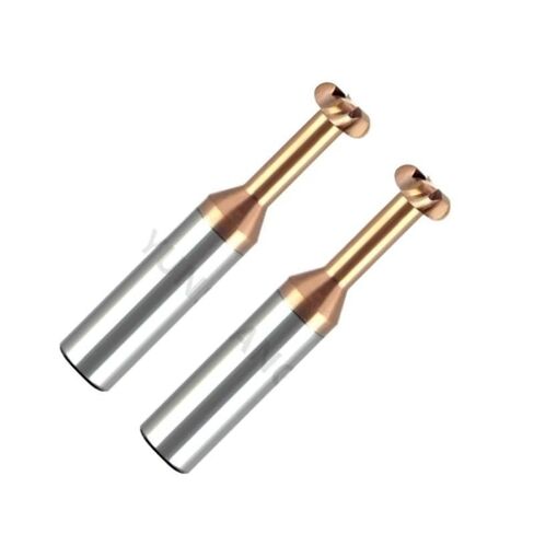 T-Slot Milling Cutter - Radius Corner T Type End Mill R0.5/0.75/1/2/3 - Carbide Tool D3-D20, 1PCS(D3xR0.5x1Hx50L) in Kuwait