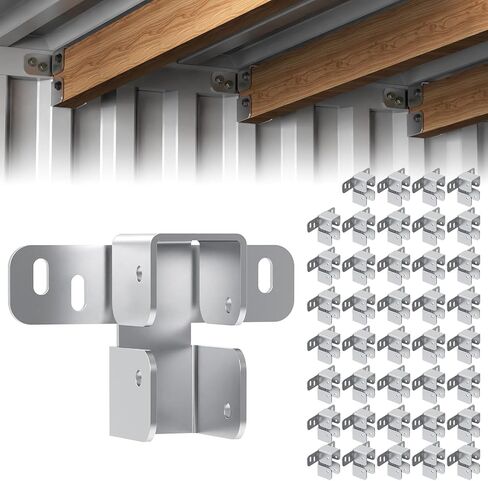 40 قطعة من دعامات الإطار الخشبية لحاوية الشحن تناسب الخشب مقاس 2x4 و2x6 | دعامات فولاذية شديدة التحمل، بناء عازل لحاويات الشحن، دعامات خشبية داخلية in Kuwait