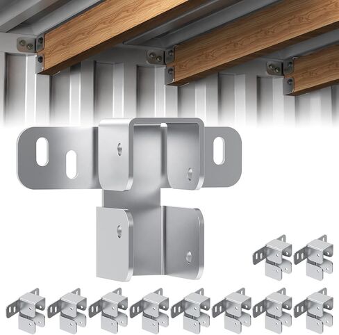 40 قطعة من دعامات الإطار الخشبية لحاوية الشحن تناسب الخشب مقاس 2x4 و2x6 | دعامات فولاذية شديدة التحمل، بناء عازل لحاويات الشحن، دعامات خشبية داخلية in Kuwait