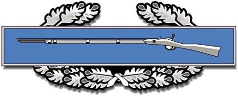 Combat Infantry Badge CIB 1st Award Sticker Window Decal Vinyl Sticker 7" in Kuwait