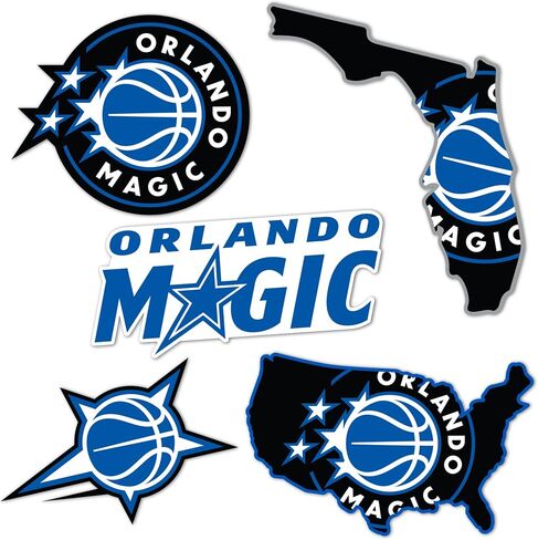 Desert Cactus Orlando Magic Sticker NBA Officially Licensed Sticker Vinyl Decal Laptop Water Bottle Car Scrapbook (Type 2-4) in Kuwait