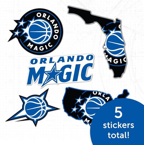 Desert Cactus Orlando Magic Sticker NBA Officially Licensed Sticker Vinyl Decal Laptop Water Bottle Car Scrapbook (Type 2-4) in Kuwait