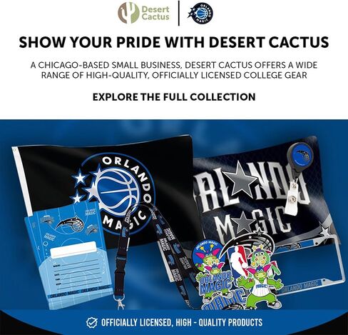 Desert Cactus Orlando Magic Sticker NBA Officially Licensed Sticker Vinyl Decal Laptop Water Bottle Car Scrapbook (Type 2-4) in Kuwait